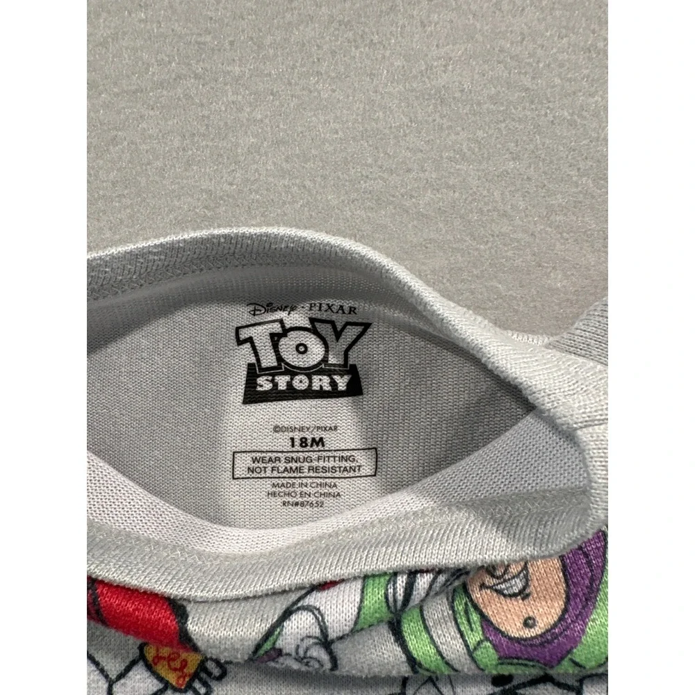 Disney Pixar Toy Story Pajamas Set Woody Buzz Jessie 18M Gray TS156DZSWM